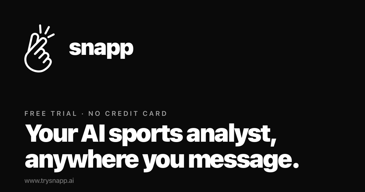 Snapp — AI Teammates for All Things Sports